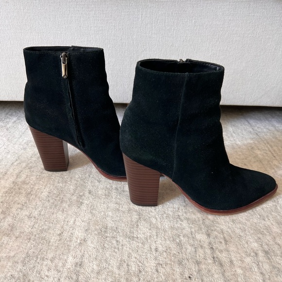 Sam Edelman Blake Black Suede Boots - Picture 3 of 7